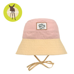 Lassig Kapelusz rybacki z filtrem UV80 Splash & Fun vanilla/peach, rozm. 46/49