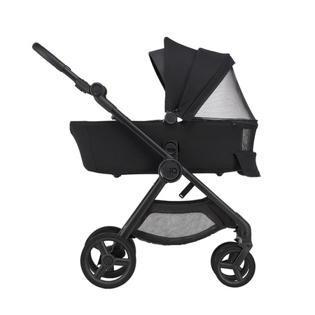 Anex IQ Basic New Transfarmation Wózek Głęboko-Spacerowy Nyx + Cybex Aton B2 i-Size Fotelik Samochodowy 0-13kg + Baza One Volcano Black