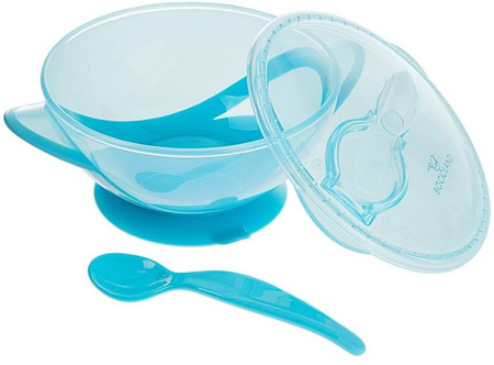 Bocioland Miseczka z Łyżeczką Niebieska BOC0546