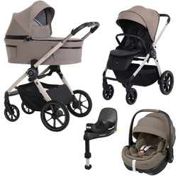 Espiro Yoga 2025 Wózek Głęboko-Spacerowy + Maxi-Cosi Pebble 360 Pro2 Fotelik Samochodowy + Baza