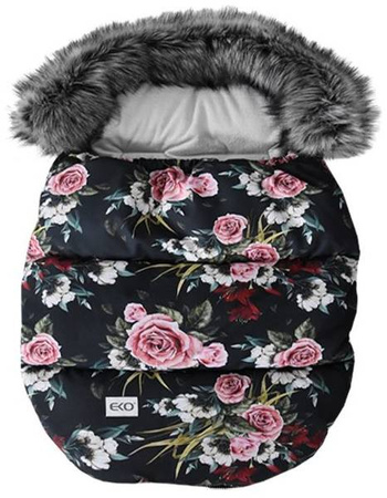 Śpiworek Drukowany Mały SP-35 Czarne Róże