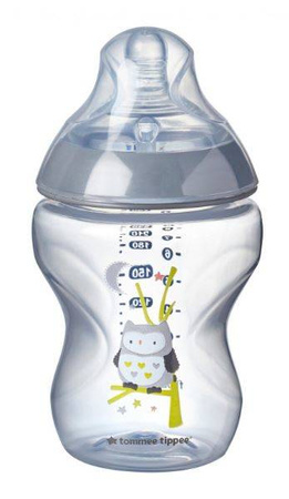 Tommee Tippee Butelka Dekorowana 2x260ml Sowa