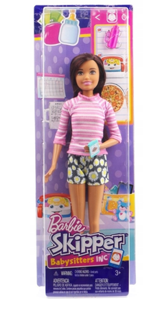 Barbie Lalka Skipper Babysitters FHY89