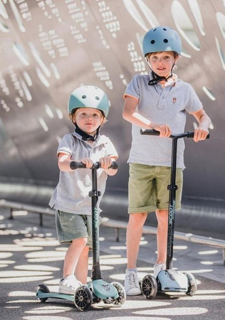 Scootandride Highwaykick 5 LED Hulajnoga Składana Ze Świecącymi Kółkami 5+ Peach