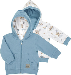 NICOL Kurtka dwustronna niemowlęca dla chłopca niebieska Nicol R.80