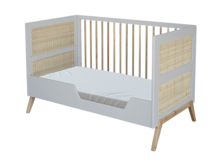 Theo Bebe Marelia Wielofunkcyjne Łóżeczko Ratanowe 70x140cm Moon