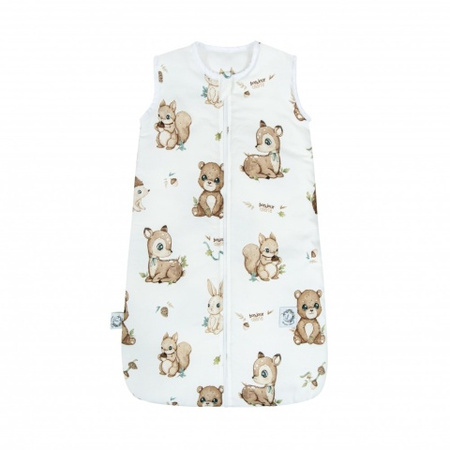 Bonjour Cherie Bambusowy Śpiworek do Spania średni 3-12 m 2 tog Las