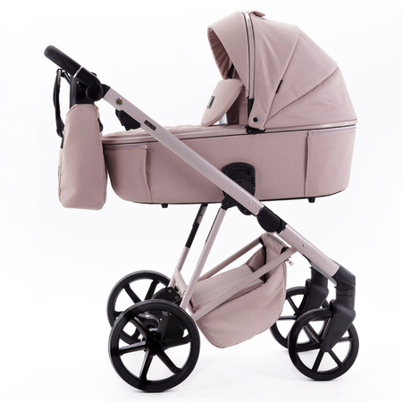 Adamex Delta Natura 4 Wózek Głęboko-Spacerowy Rose