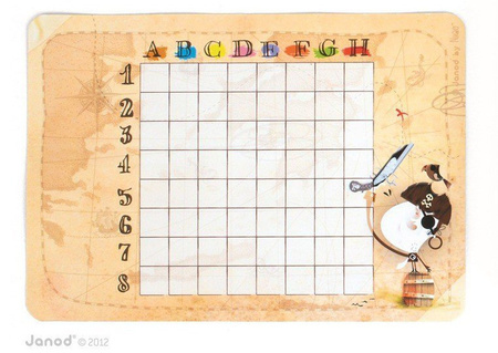 USZKODZONE OPAKOWANIE Statki gra magnetyczna, Janod