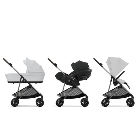 Cybex Melio Wózek Głęboko-Spacerowy Fog Grey