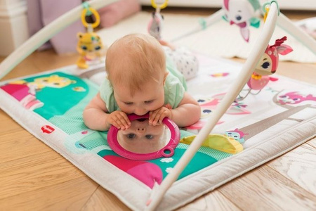 Tiny Love Gimnastyka Mata Edukacyjna z Pałąkami - Świat Małej Księżniczki