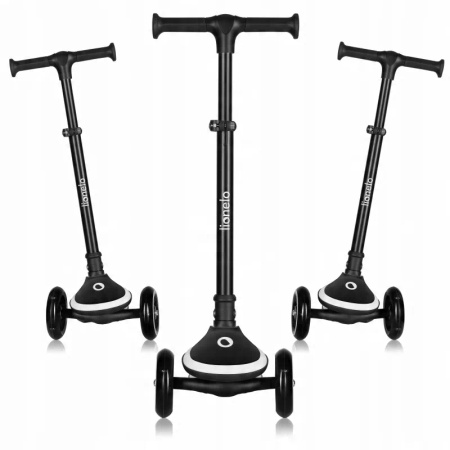 Lionelo Mey Hulajnoga Balansowa Led Black Onyx