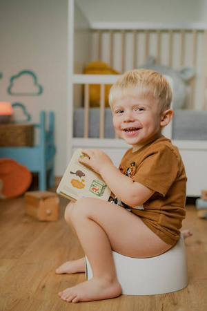 Tega Teggi Nocnik Ergonomiczny Szary/Biały