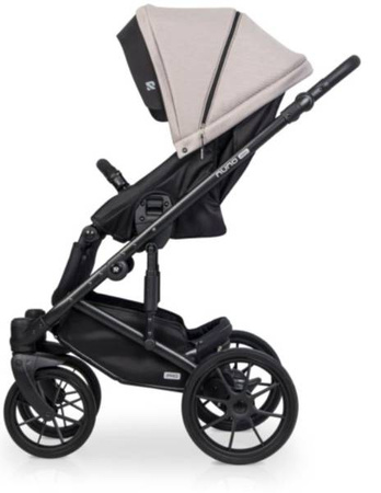 Riko Nuno Pro Wózek Głęboko-Spacerowy 2w1 z Miękką Gondolą Sand