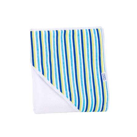 Canpol Babies Okrycie Kąpielowe Dla Niemowląt z Kapturkiem 80x95cm 26/300Mix