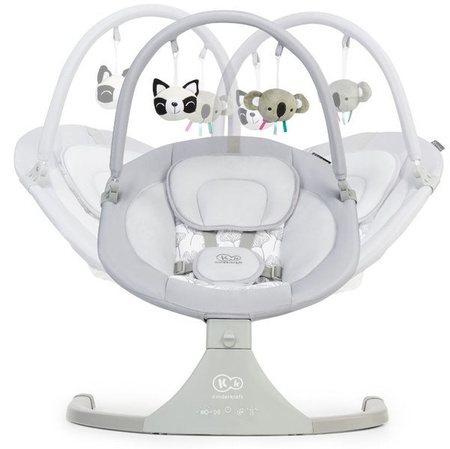 Kinderkraft Luli Leżaczek Bujaczek Grey