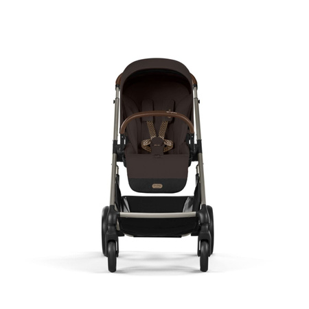 Cybex Balios S Lux 2.0 Wózek Głęboko-Spacerowy Chocolate Brown + Cloud G I-Size Fotelik Samochodowy 0-13kg + Baza G + Adaptery