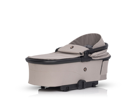 Cavoe Avec 2024 Wózek Głęboko-Spacerowy Bliźniaczy 2w1 Taupe
