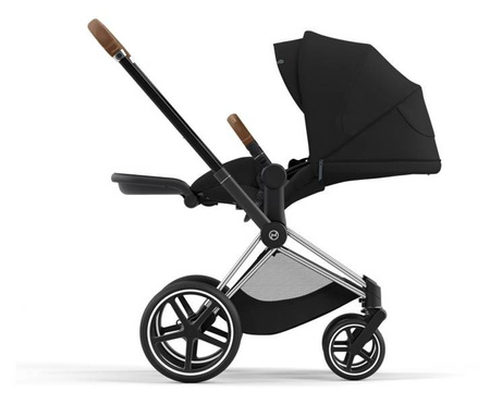 Cybex Priam 4.0 Wózek Głęboko-Spacerowy + Fotelik Samochodowy Cloud T 0-13kg Deep Black