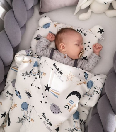 Yosoy Otulacz Bambusowy 120x120 cm Moon/Planety