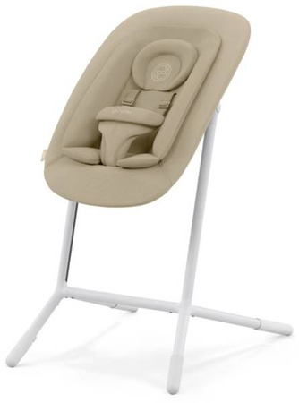 Cybex Lemo Krzesełko Bujaczek Zestaw 4w1 Sand White