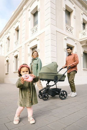 Easywalker Harvey 3 Wózek Spacerowy Steel Blue (zawiera stelaż, siedzisko z budką i pałąkiem z ekoskóry)