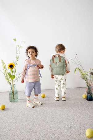 Lassig Plecak mini kwadratowy Little Gang Light khaki