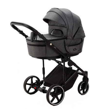 Adamex Zico New Wózek Głęboko-Spacerowy 2w1 Grafitowy TK-57