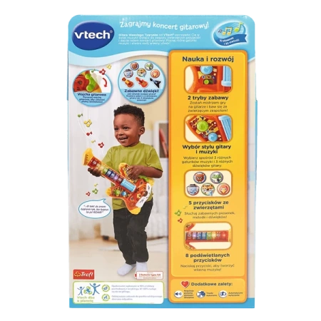 V-Tech Zabawka Interaktywna Gitara Wesołego Tygryska
