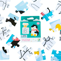 Dodo Puzzle + kolorowanka Pingwinek