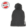 Lodger Czapeczka z wełny merino 100% grafitowa Pigeon 6-12m