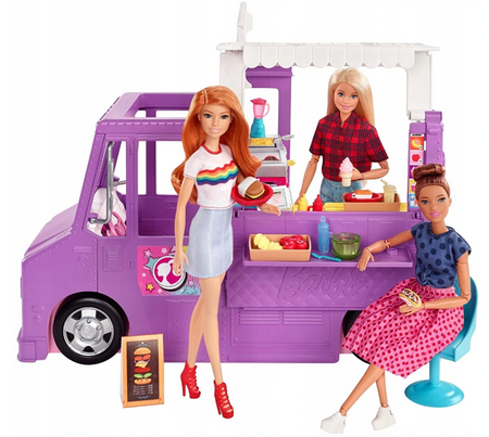 Barbie Foodtruck Zestaw Do Zabawy GMW07