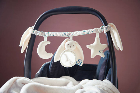 Kaloo Łańcuch do wózka wielofunkcyjny Królik kremowy Lapinoo