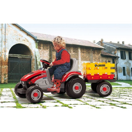 PegPerego Mini Tony Tigre Traktor z Przyczepą