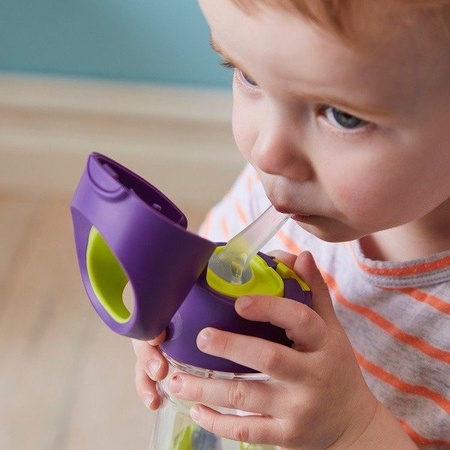 B. Box Butelka Tritanowa Ze Słomką 450 ml Strawberry Shake