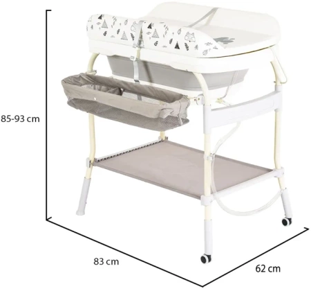 Babyhood BM-300 Wanienka Dziecięca Z Przewijakiem