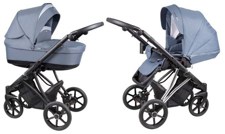 Coletto Craft Wózek Głęboko-Spacerowy 2w1 C-08 Czarna Rama