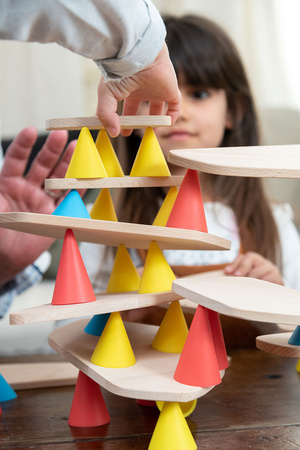 OPPI Kreatywny zestaw konstrukcyjny mały Piks Small 24 el. + Zestaw 24 kart kreatywnych 3+