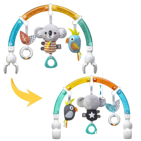 Benbat Łuk sensoryczny z zabawkami do wózka i fotelika - koala