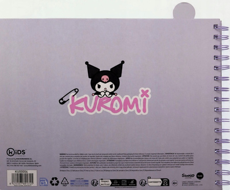 Kids Euroswan Zestaw kreatywny piórnik kredki naklejki - Hello Kitty Kuromi