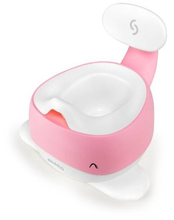 Skiddou Pottili Zamykany Nocnik z Oparciem Keep Pink