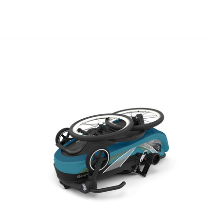 Cybex Zeno Bike Przyczepka Rowerowa Mid Turquoise