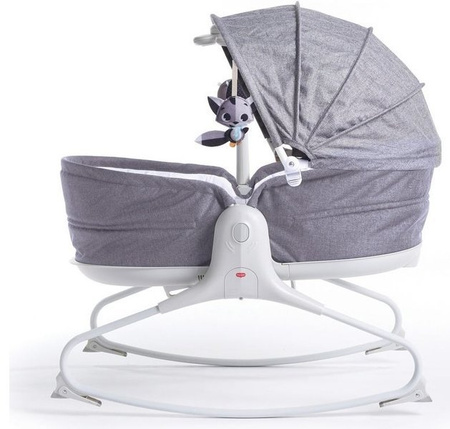Tiny Love Wielofunkcyjny Leżaczek-Bujaczek z Funkcją Krzesełka 3w1 Szary
