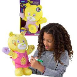 Tomy Doodle Bear Żółty Miś do Malowania z Mazakami