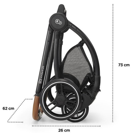 Kinderkraft Evolution Wózek Spacerowy + Cocoon Midnight Green