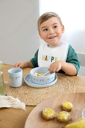 Lassig Zestaw śliniaków bawełnianych 5szt. 3m+ Happy Fruits Lemon