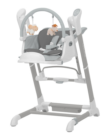 Carrello Krzesełko Do Karmienia Bujaczek Cascata CRL Ash Grey 2023