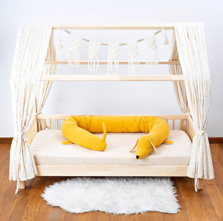 SenLove Ochraniacz do Łóżeczka Piesek Musztardowy