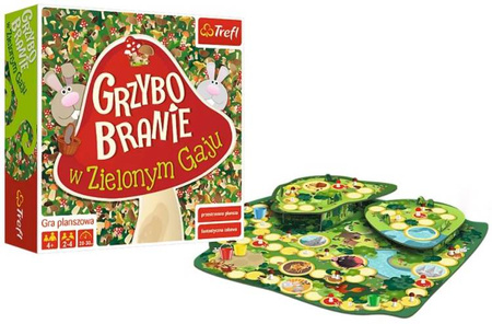 Trefl Grzybobranie W Zielonym Gaju Rodzinna Gra Planszowa