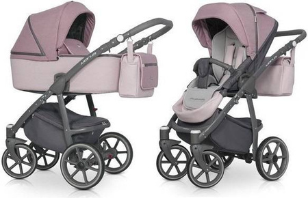 Riko Marla Wózek Głęboko-Spacerowy 2w1 Scarlet